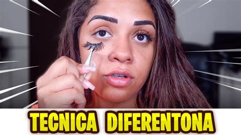 A Forma Mais FÁcil De Colocar CÍlios PostiÇos Youtube