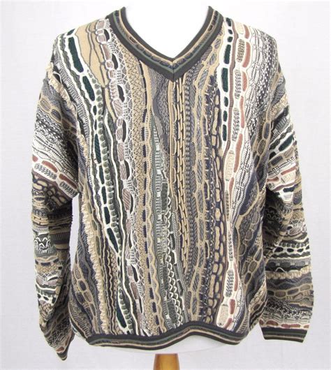 Tundra Canada Sweater Large 3d Hip Hop Mercerized Cotton Wild V Neck