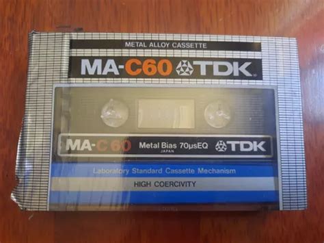 Cassette Tdk Ma c60 Año 1979 Cuotas sin interés