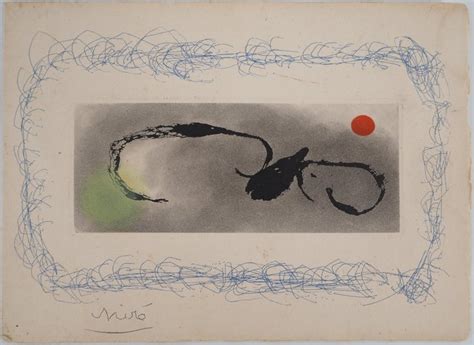 Joan Miro 1893 1983 Oiseau surréaliste Catawiki