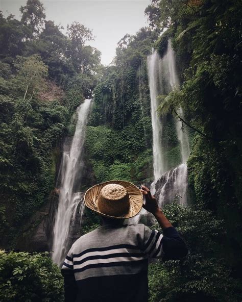 Potret Air Terjun Sekumpul Bali