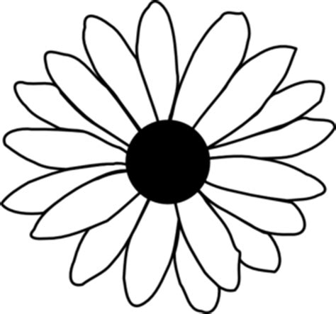 Sunflower Clipart Black And White | Free download on ClipArtMag