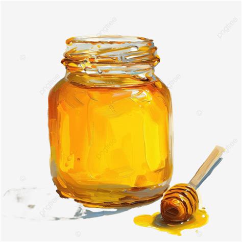 Cute Honey Stationary Sticker Oil Painting Honeycomb Bee Honey Bee