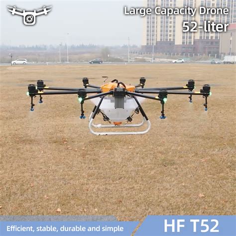 60kg Payload Farming Drone Agricultural 52L Crop Sprayer Agriculture