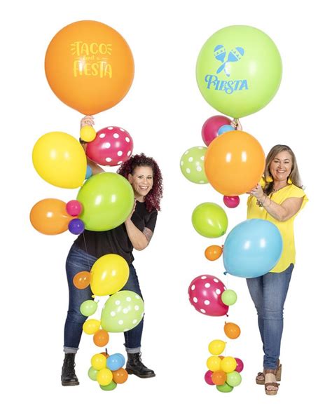 Fiesta Bubble Strands Pair Balloonzilla