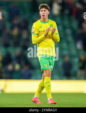 Oscar Schwartau Of Norwich City In Action During The Sheffield United