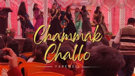 CHAMMAK CHALLO SONG DANCE COVER BRDAV PUBLIC SCHOOL FAREWELL 2K23