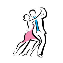 Couple Dancing Sketch Vector Images (over 960)