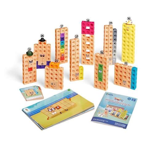 Learning Resources Numberblocks MathLink Cubes 21 30 Activity Set EBay