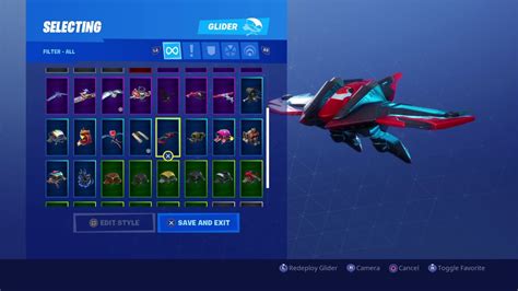 Fortnite Locker Showcase All Gliders Youtube