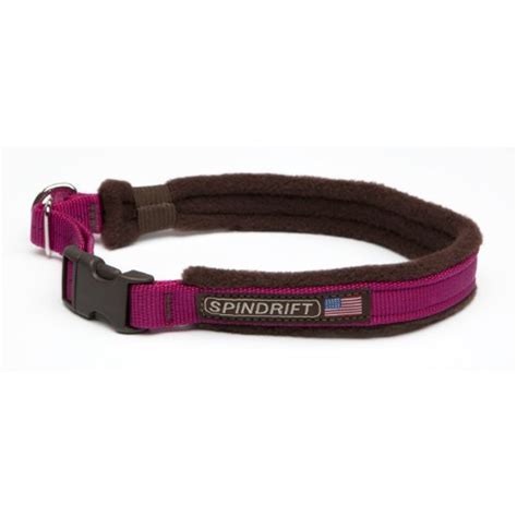 Spindrift Cozy Fleece Lined Dog Collar Laurel Large