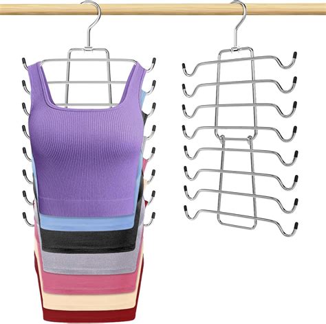 Puppycute 2 Pack Tank Tops Hangers Bra Hanger Space Saving Closet