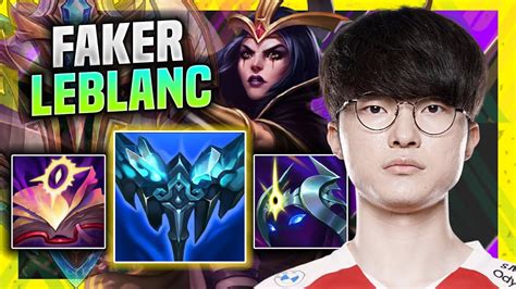 Faker Brings Back His Iconic Leblanc T1 Faker Plays Leblanc Mid Vs