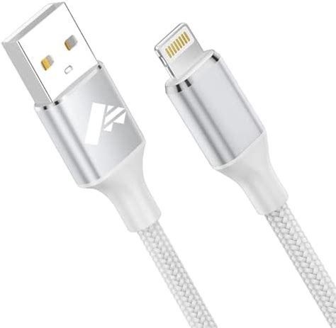 RAVIAD Cable Cargador IPhone MFi Certificado 1 2M Cable Lightning