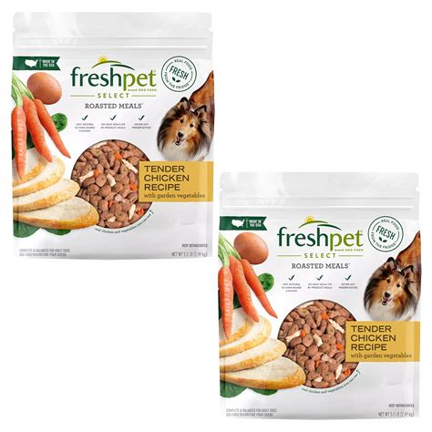 Freshpet Select Roasted Meals Chicken Recipe With Carrots And Spinach