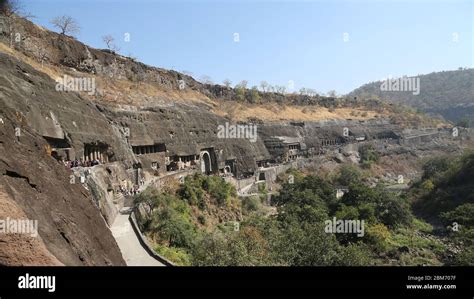 Ajanta Caves in India Stock Photo - Alamy