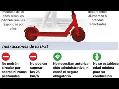 INSTRUCCIÓN DGT SOBRE LOS PATINETES ELÉCTRICOS YouTube