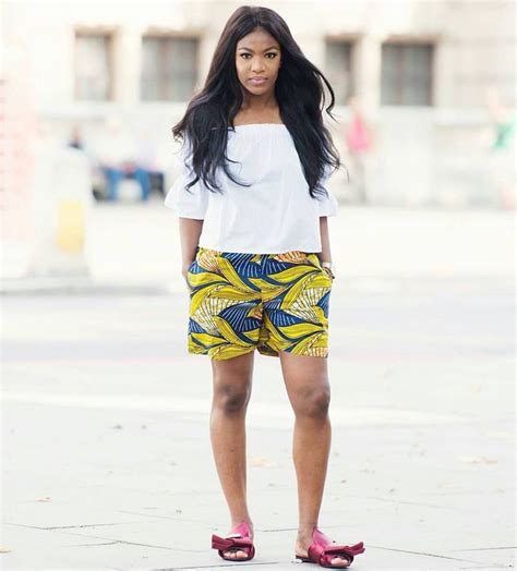 Ankara Shorts Inspirations Muse Ariella Lola Ankara Shorts