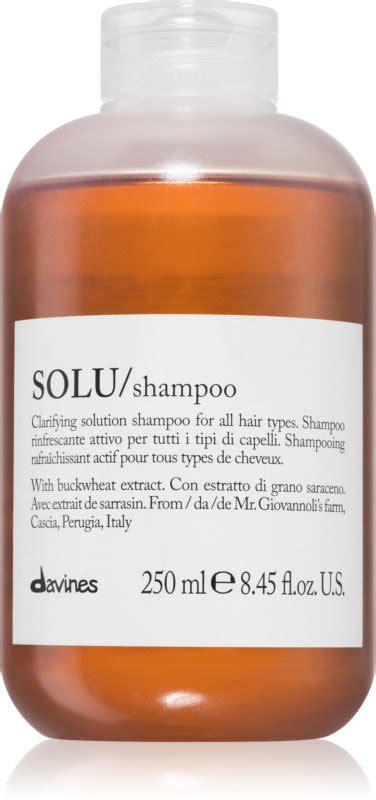 Davines Essential Haircare Solu Shampoo Tiefenreinigendes Shampoo Mit