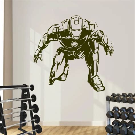 Wall Decal Iron Man Marvel Comics Art Sticker Kids Room Decoration