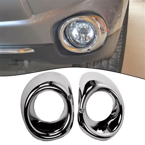 CUSTOMIZABLE CHROME FRONT Fog Light Lamp Cover Trim Bezel For Outlander