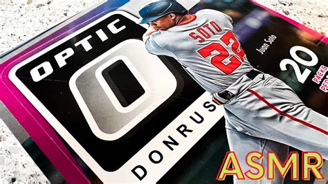 ASMR Baseball Cards 2022 Optic Gum Whisper YouTube