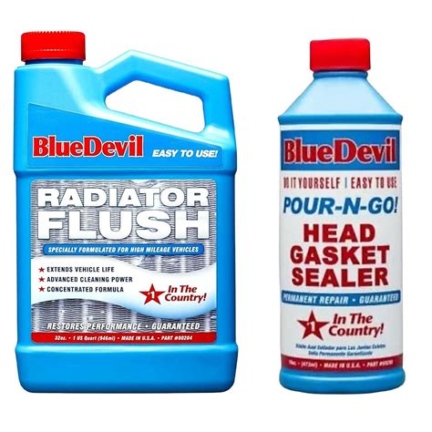 Amazon Combo Pack Blue Devil Pour N Go Head Gasket Sealer