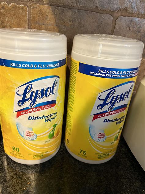 Lysol Wipes : r/shrinkflation