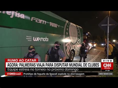 Após festa da torcida Palmeiras chega ao Catar para disputar o Mundial