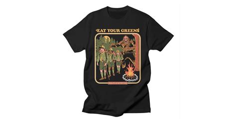 Eat Your Greens Mens T Shirt Steven Rhodes