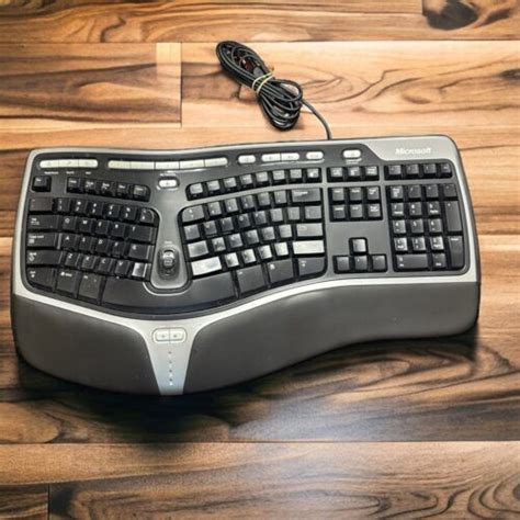 Microsoft Natural Ergonomic Keyboard V Ku Black Wired Usb