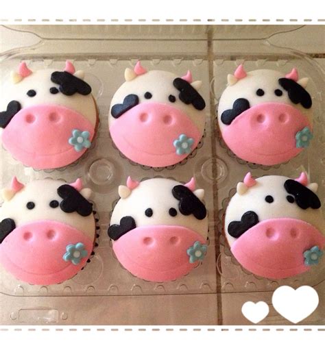 Cow Cupcakes | Cow cupcakes, Cute cows, Cow