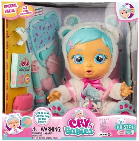 Cry Babies Kristal Exclusive Deluxe Doll 3 Extra Accessories IMC Toys ...