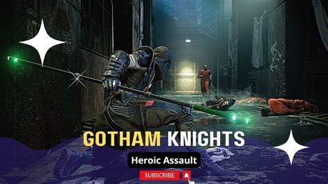 Gotham Knights Gameplay Heroic Assault Ps Youtube