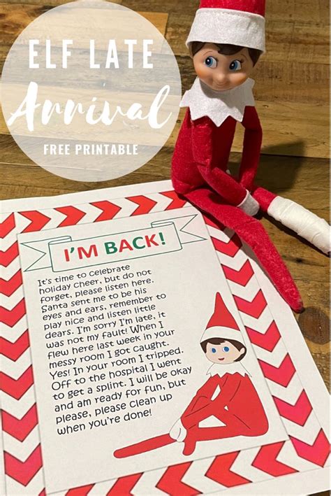 Free Elf Letter Template Printable Pdf