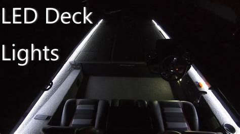 How To Install Led Lights On Your Bass Boat Youtube Led Boat Lights