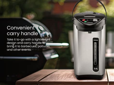 Mua Chefman Electric Hot Water Pot Urn W Auto Manual Dispense Buttons Safety Lock Instant