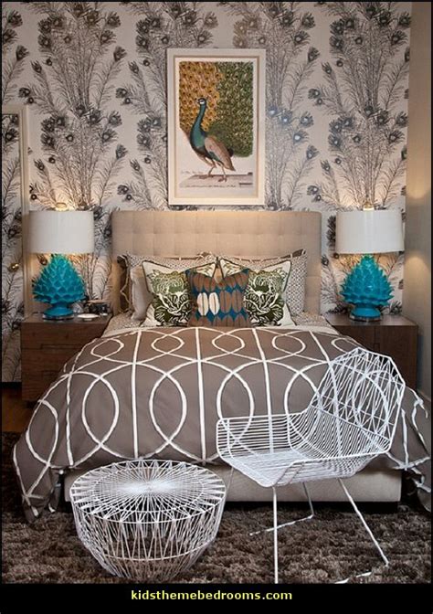 Peacock Feather Bedroom Decorating Ideas Online Information