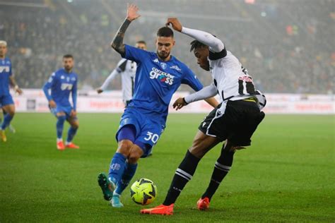 Empoli Udinese 0 1 Risultato Finale Della Partita Di Serie A Gol Becao