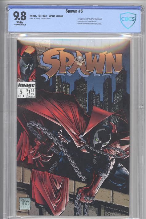 Spawn #5 - Key Comic & 1st appearance of Billy Kincaid- CBCS 9.8 -Brand ...