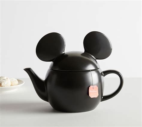 Disney Mickey Mouse Shaped Stoneware Teapot Pottery Barn