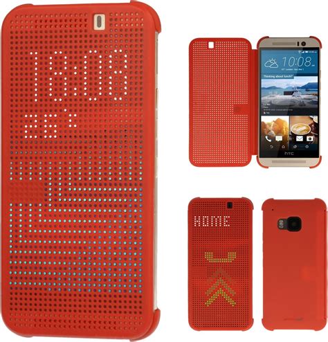 TECHGEAR DOT MATRIX VIEW Case Fits HTC One M9 Flip Case Cover With