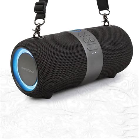 Powerology Portable Stereo Speaker Compatible With Google Assistant