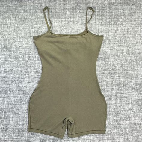 Skims Soft Lounge Scoop Onesie Color Army Size Depop