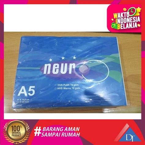 Jual Kertas A5 Hvs Putih 70gr Neuro A4 2 Perpack Di Lapak Deltastore