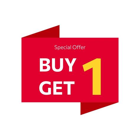 Special Offer Buy 1 Get 1 Banner Design Buy 1 Get 1 Template For