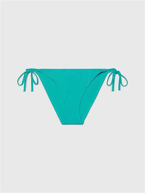 Kadın String Side Tie Bikini Altı Mavi KW0KW02349D09 Calvin Klein