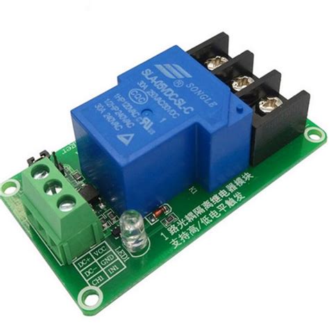 One Channel Relay Module A With Optocoupler Isolation V V