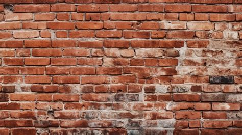 Masonry Close Up Of Panoramic Red Brick Wall A Captivating Texture