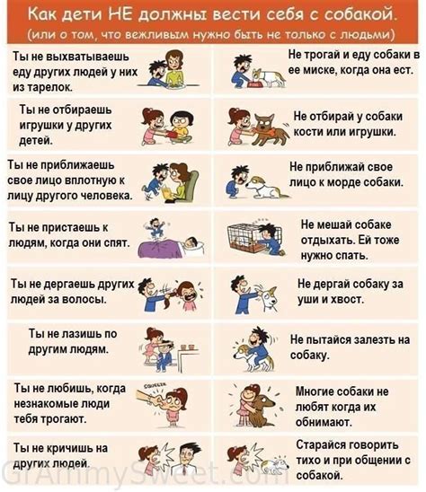 Правила поведения для детей